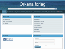 Tablet Screenshot of orkana.no